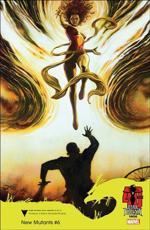 New Mutants (2020) issue 6-B Adi Granov Dark Phoenix 40th Anniversary Cover
