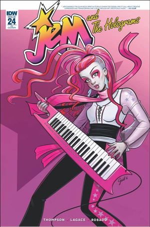 Jem and the Holograms issue 24-C Gisele Lagace 1:10 Cover