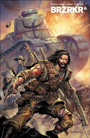 BRZRKR issue 6-F Tyler Kirkham 1:50 Cover