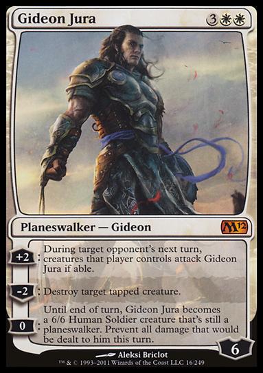 Magic the Gathering: 2012 Core Set (Base Set) card 16 Gideon Jura