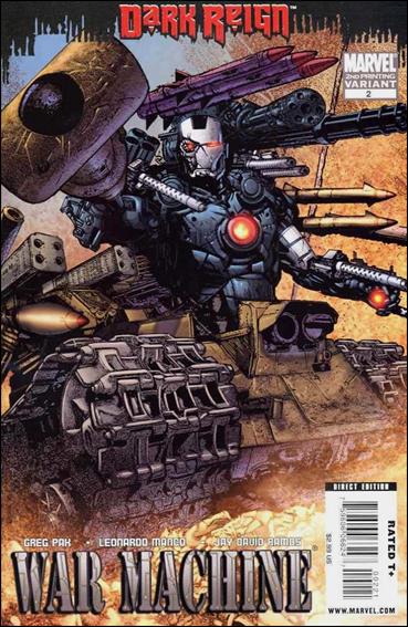 War Machine (2009) issue 2-B Leonardo Manco Cover (2nd Printing)
