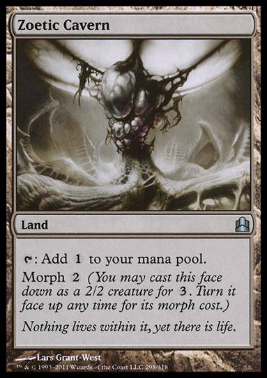 Magic the Gathering: Commander (Base Set) card 298 Zoetic Cavern