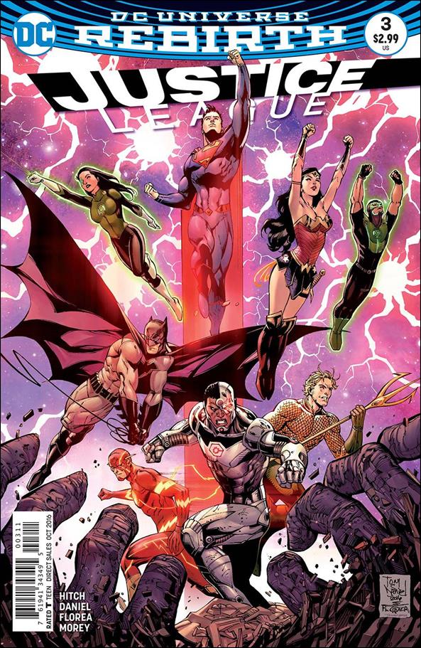 Justice League (2016) issue 3 Tony Daniel Cover