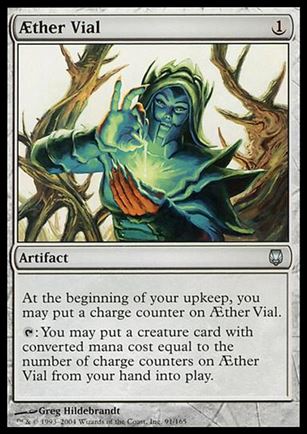 Magic the Gathering: Darksteel (Base Set) card 91 Æther Vial
