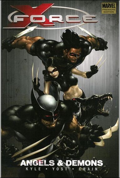 X-Force issue 1 Angels & Demons - Mass Market Dust Jacket