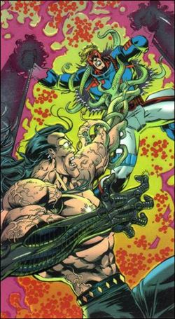 WildC.A.T.s '94 (Base Set) card 77 Spartan vs. Hightower