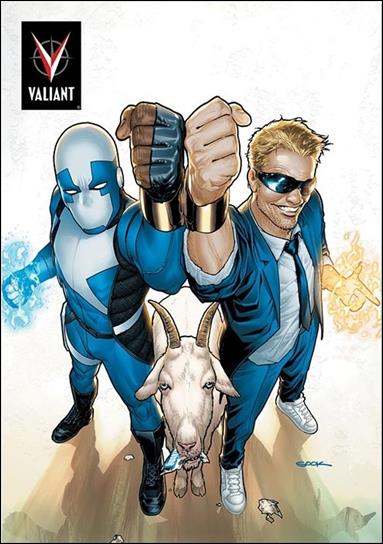 2013 Valiant Comics Preview Trading Card Set (Base Set) card V9 Quantum & Woody!