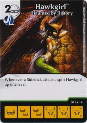 DC Comics Dice Masters Batman card 57 Hawkgirl: Haunted by History
