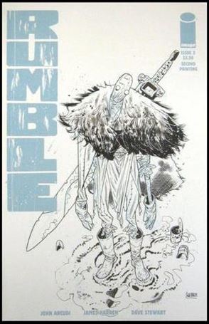 Rumble (2014) issue 3-B Second Printing Cover