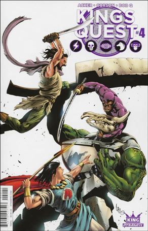 Kings Quest issue 4-B Jonathan Lau Cover
