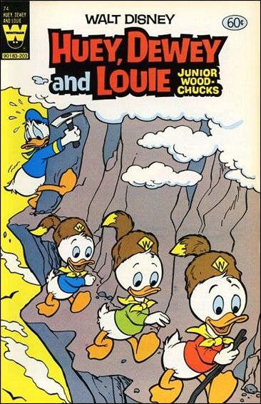 Walt Disney Huey, Dewey and Louie: Junior Woodchucks  issue 74 Yellow Logo