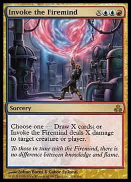 Magic the Gathering: Guildpact (Base Set) card 118 Invoke the Firemind
