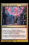 Magic the Gathering: Guildpact (Base Set) card 118 Invoke the Firemind
