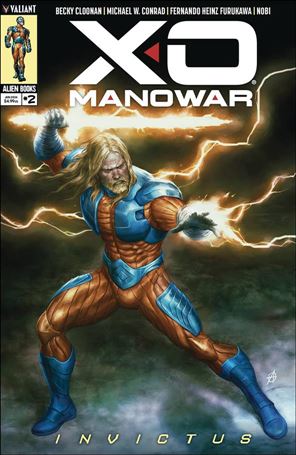 X-O Manowar: Invictus issue 2-B Agustin Alessio Cover