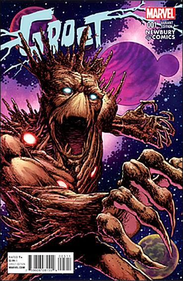Groot issue 1-D Mike Perkins Newbury Comics Cover