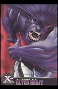 1996 Fleer Ultra X-Men All Chromium (Alternate X Embossed Subset) card 2 Alter Beast
