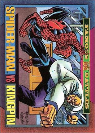 Marvel Universe: Series 4 (Base Set) card 169 Spider-Man vs Kingpin