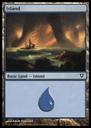 Magic the Gathering: Avacyn Restored (Base Set) card 234 Island