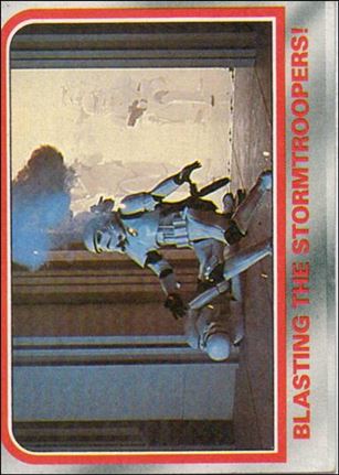 Star Wars: The Empire Strikes Back: Series 1 (Base Set) card 111 Blasting the Stormtroopers!