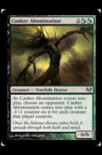 Magic the Gathering: Eventide (Base Set) card 115 Canker Abomination
