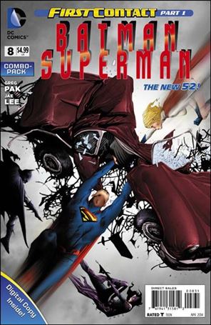 Batman/Superman (2013) issue 8-B Polybagged Jae Lee Cover Combo Pack