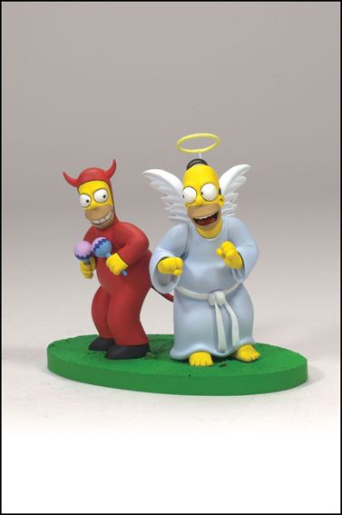 Simpsons (Series 2) figure 2 Good & Evil Homer
