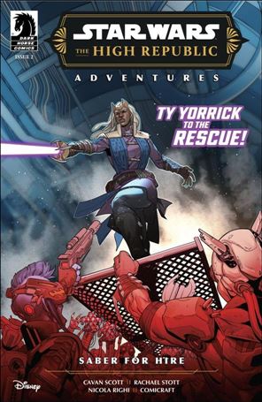 Star Wars: The High Republic Adventures - Saber for Hire issue 2 Rachael Stott Cover