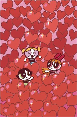 Powerpuff Girls: Valentine's Mwah Mwah Kissy Face Special issue 1-D Savanna Ganucheau Virgin 1:10 Cover