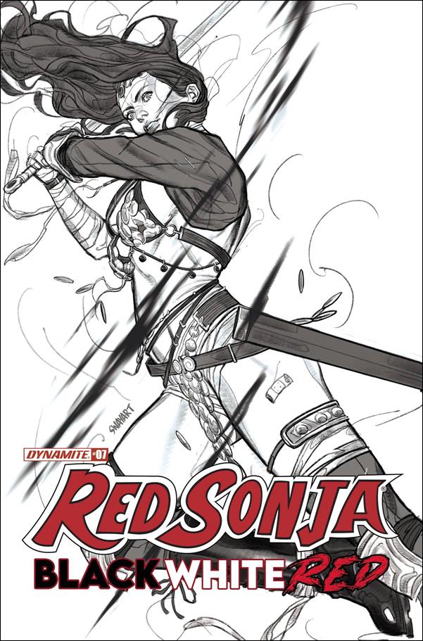 Red Sonja: Black White Red issue 7-G Joshua "Sway" Swaby 1:10 Black & White Cover