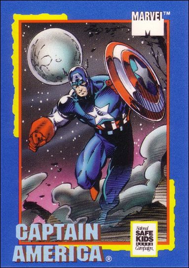 Trading Card Treats (Marvel Subset) card nn-1 Captain America