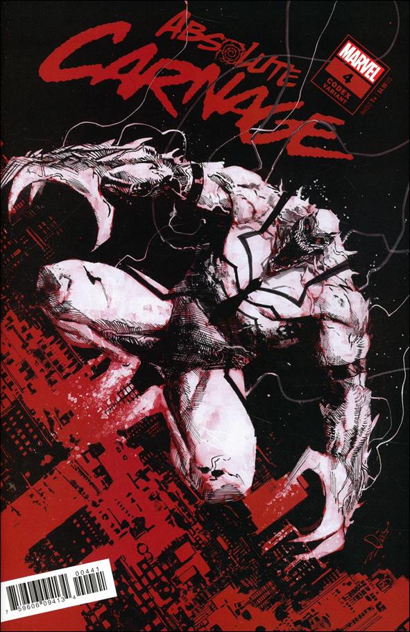 Absolute Carnage issue 4-F Gerardo Zaffino 1:25 Codex Cover