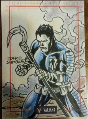 2013 Valiant Comics Preview Trading Card Set (Sketch Card Subset) card JSu-07