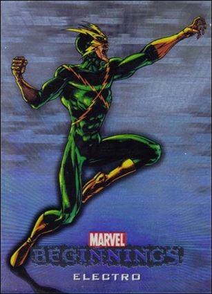 Marvel Beginnings: Series 1 (Marvel Villains Hologram Subset) card H-11 Electro