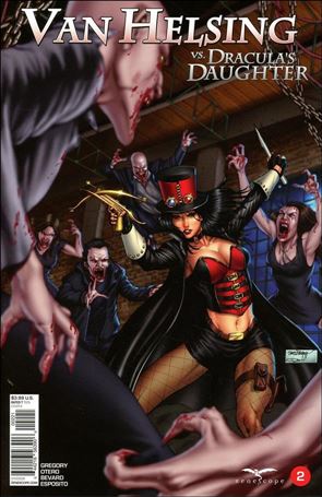 Van Helsing vs. Dracula's Daughter issue 2-B Sheldon Goh Cover
