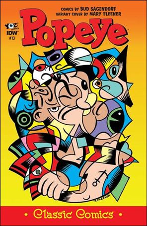 Classic Popeye issue 13-B Mary Fleener Cover