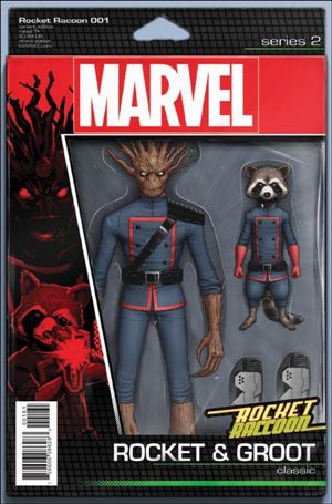 Rocket Raccoon (2017) issue 1-F John Tyler Christopher Action Figure Cover
