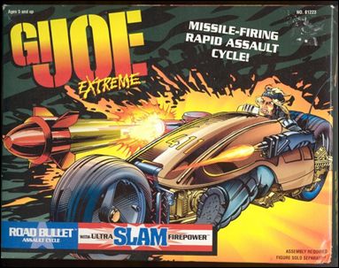 G.I. Joe Extreme Vehicles figure 3 Road Bullet Assault Cycle