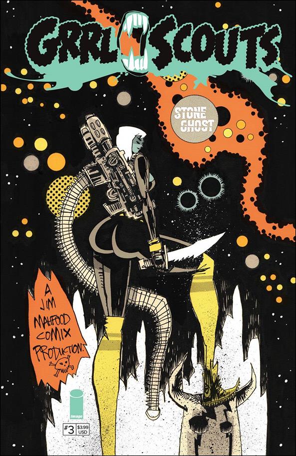 Grrl Scouts: Stone Ghost issue 3 Jim Mahfood Cover