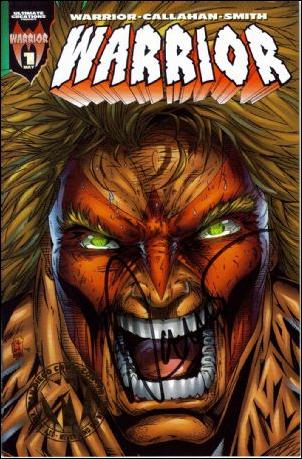 Warrior issue 1-D San Diego Comic-Con Gold Stamp Cover