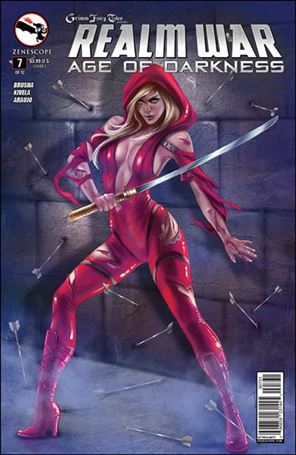 Grimm Fairy Tales Presents Realm War: Age of Darkness issue 7-C Cris Delara Cover