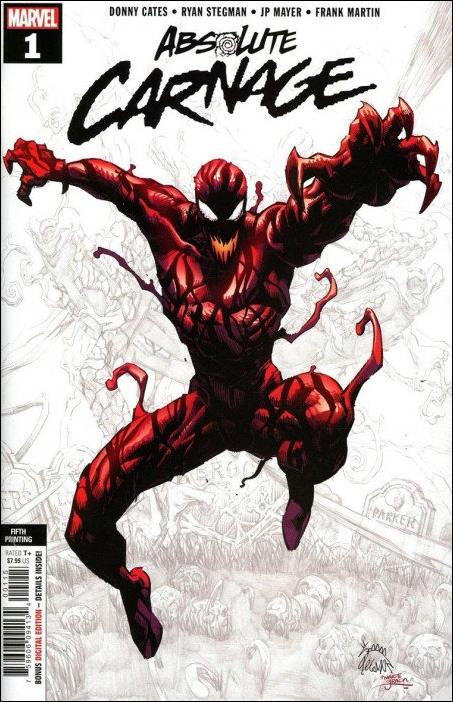 Absolute Carnage issue 1-S Ryan Stegman Cover (5th Printing)