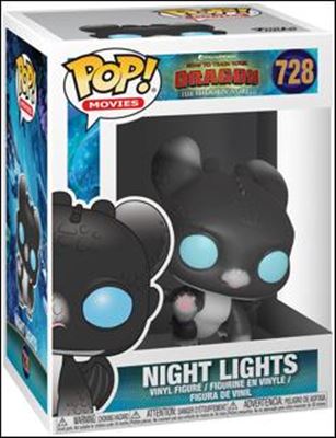 POP! Movies figure 728 Night Lights (Black w/ Blue Eyes)