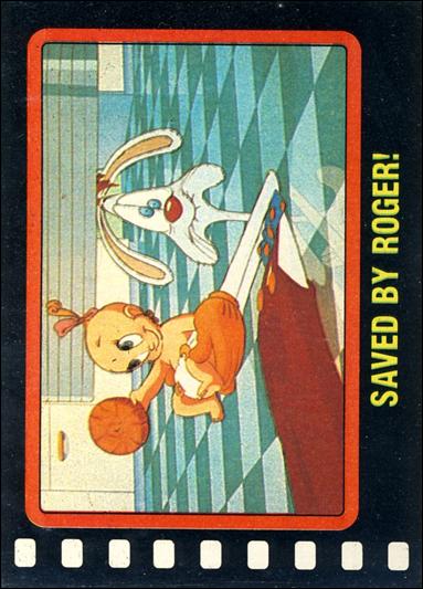 Who Framed Roger Rabbit? (Base Set) card 25 Saved by Roger!