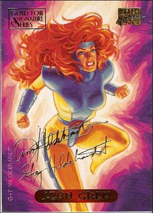 1994 Marvel Masterpieces (Gold-Foil Signature Parallel Base Set) card 45 Jean Grey
