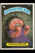 Garbage Pail Kids: Series 06 (Base Set) card 215b Nervous Nellie