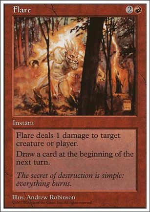 Magic the Gathering: 5th Edition (Base Set) card 231 Flare