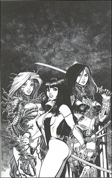 Witchblade/Magdalena/Vampirella: Untold Story issue 1-D Art Adams Virgin Sketch Cover 1/750