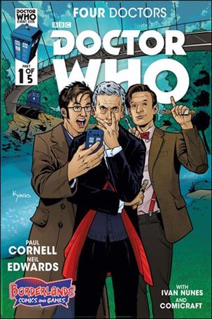Doctor Who Event 2015: Four Doctors issue 1-H Borderlands Comics and Games Exclusive Cover
