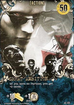 Resident Evil: Alliance (Base Set) card AC-015 Great Ambition