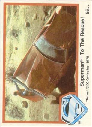 Superman (Movie) Series 1 (Base Set) card 55 Superman To The Rescue!